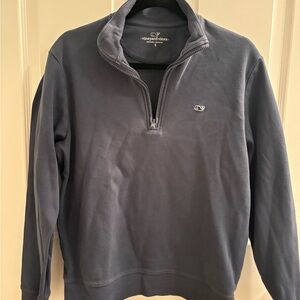 Vineyard Vines Men's Navy Quarter-Zip Pullover